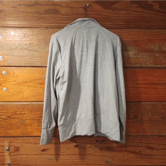 Olivia Warren | Gray Zip Up Sweatshirt - Picture 2 of 3
